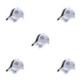 thumbnail image 2 of Baohd Stylish Adjustable Baseball Cap For Summer And Sun Protection Stylish And Practical Hats For Women black white rings 5Set, 2 of 6