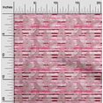 thumbnail image 2 of oneOone Polyester Spandex Pink Fabric Tropical Leaf Craft Projects Decor Fabric Printed By The Yard 56 Inch Wide, 2 of 4