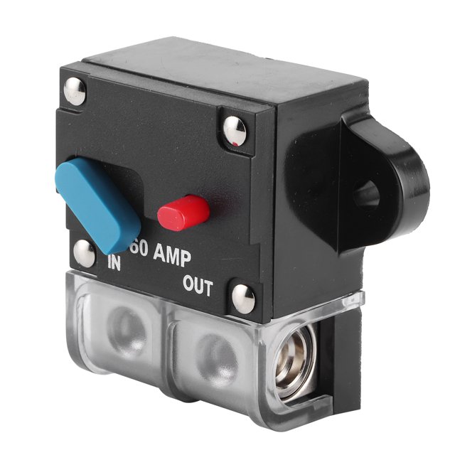 Circuit Breaker Trolling Motor 12-24V Auto Car Marine Boat Bike Stereo Audio Inline Fuse Holder
