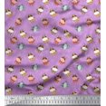 thumbnail image 1 of Soimoi Silk Fabric Triangle & Cow Cartoon Fabric Prints by Yard 42 Inch Wide, 1 of 3