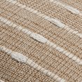 thumbnail image 3 of Bouclair Beige Sonya Decorative Pillow 19x19 in (48x48 cm), 3 of 10