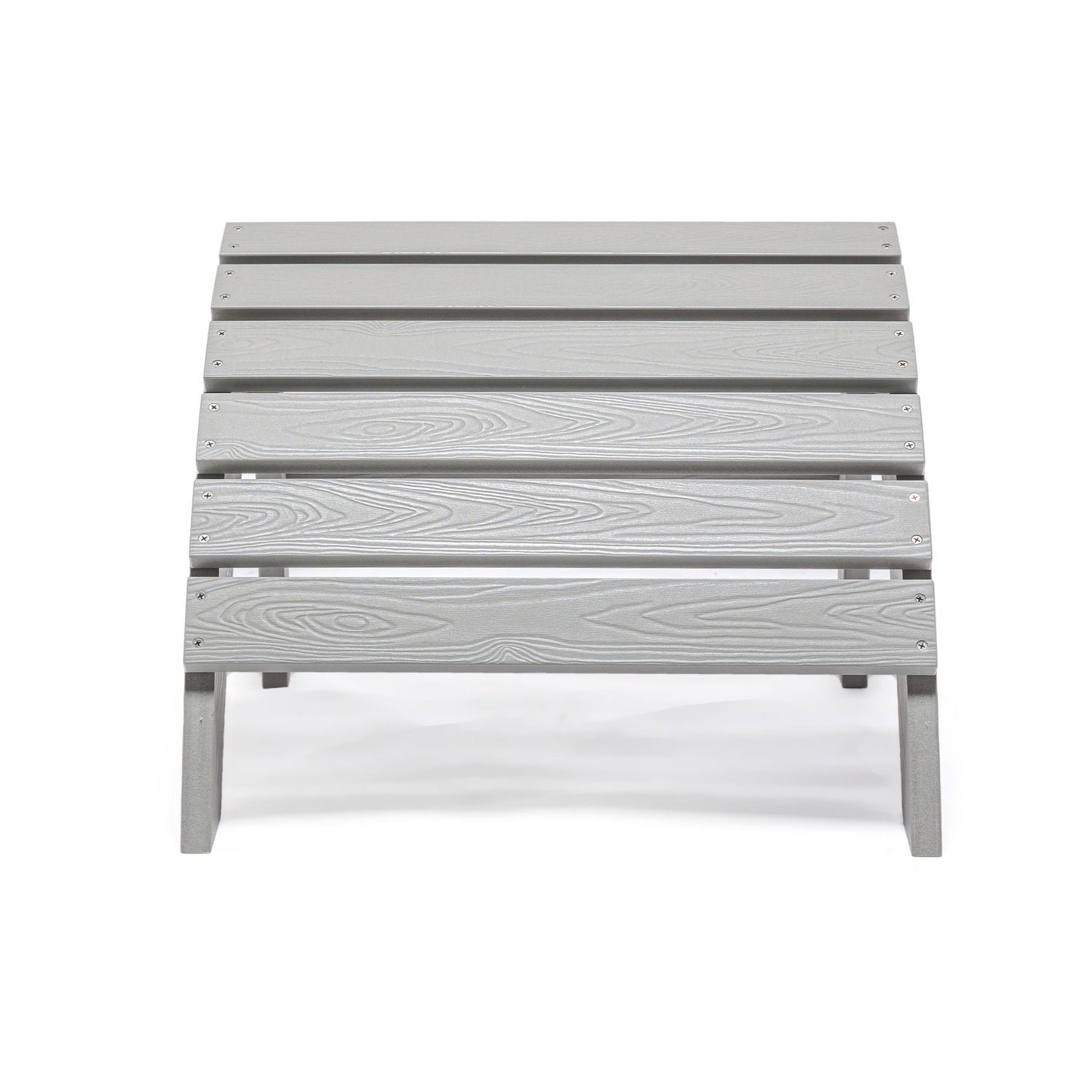 Repose-pieds extérieur Backyard Lifestyles – Polycarbonate, gris pâle – Résistant aux intempéries et protégé contre les UV