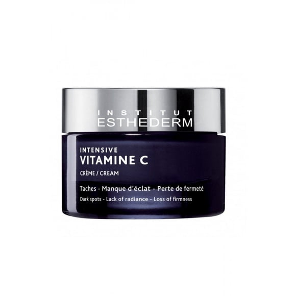Institut Esthederm - Crème Intensive à la Vitamine C - Visage, Cou et Collet - Taches Brunes - Soin Raffermissant