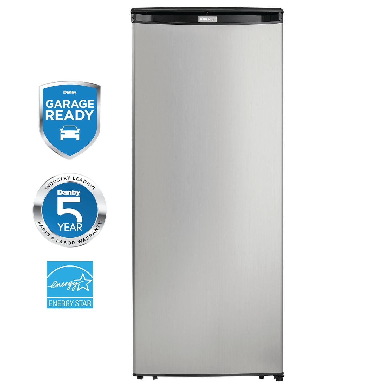 Congélateur vertical de 8,5 pi3 en acier inoxydable Danby Designer DUFM085A4BSLDD