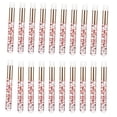 thumbnail image 2 of Milaget 20 Pcs Brosses de Shampoing pour Cils Pailletées Femmes Filles Lavage des Cils Usage Maison Salon Pelable Rouge, 2 of 9