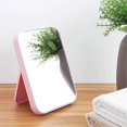 thumbnail image 4 of Desktop Makeup Mirror,Foldable Makeup Mirror Simple Portable Princess Mirror Square Mirror Makeup Mirror Small Mirror with Stand for Women, 4 of 5