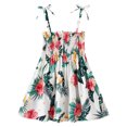 thumbnail image 1 of RKSTN Robe pour Tout-Petites Filles Robe à Manches Longues Été Tout-Petite Bébés Filles Robe à Bretelles Sans Manches Imprimé Graphique Vêtements pour Enfants, 1 of 8