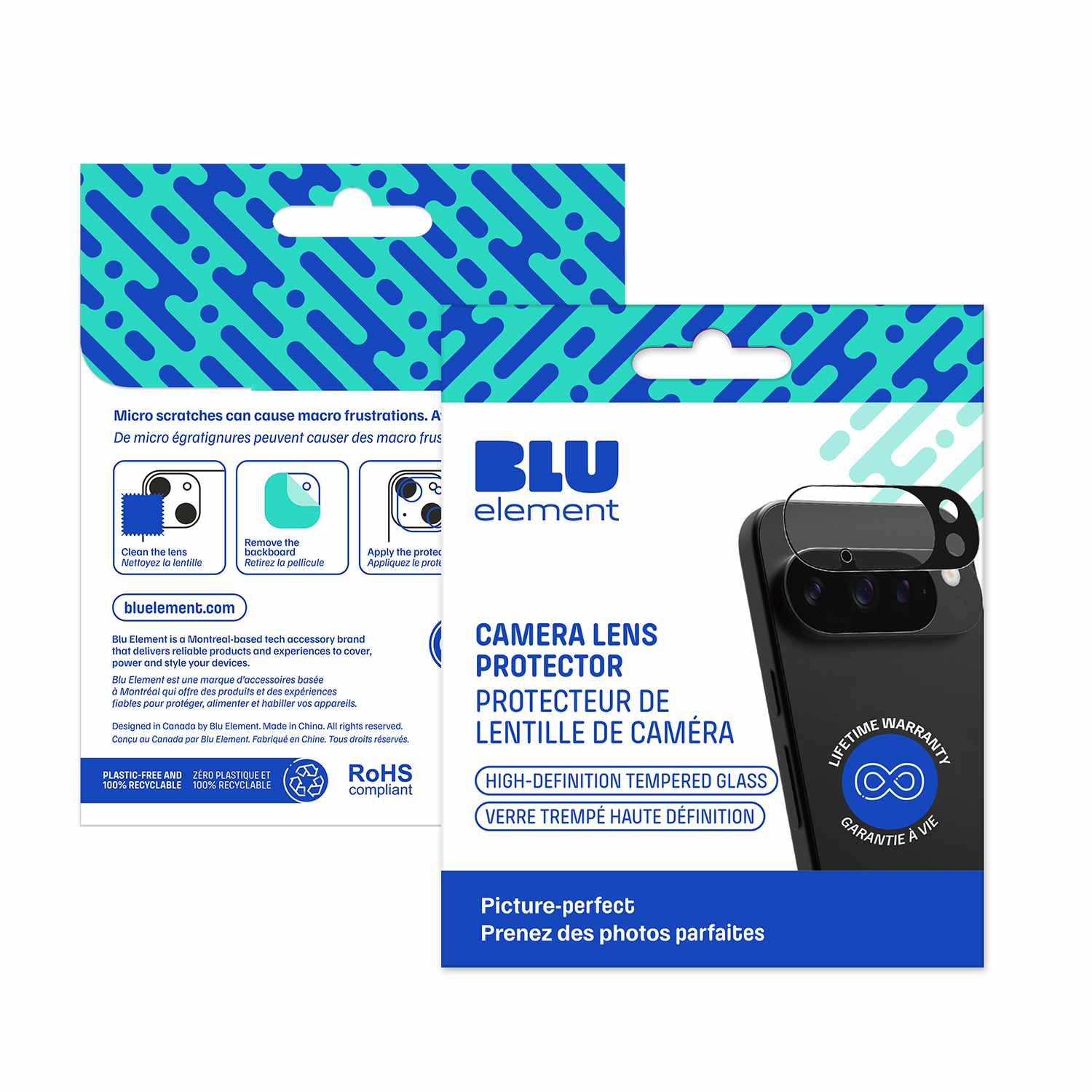 Blu Element Protecteur D'objectif à Couverture Complète pour Google Pixel 10 Pro XL