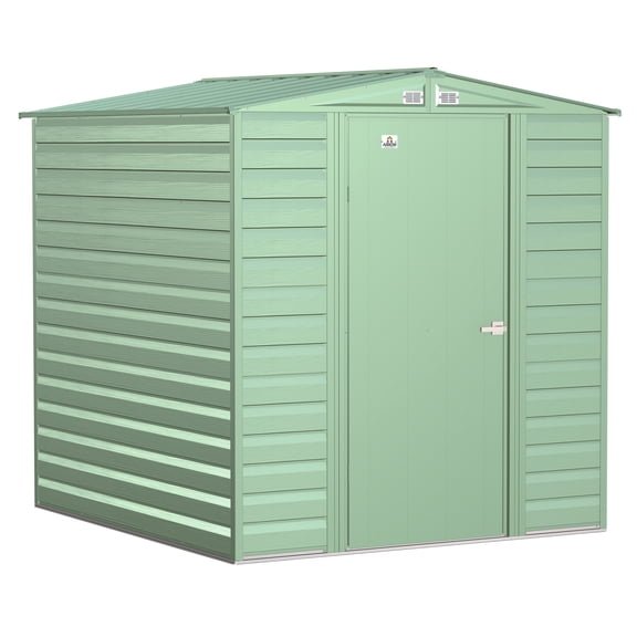 Arrow Select 6 x 7 x 7 ft Green Shed