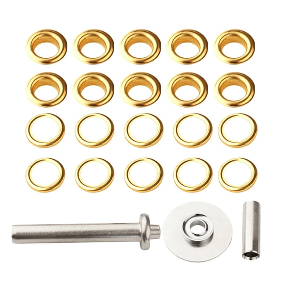 103pcs 1/2 Inch Iron Eyelets Grommets DIY Eyelet Punch Die Tool Set Tarp Tarpaulin Awning Tent Repair Kit
