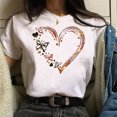 thumbnail image 2 of Women Printed Plus Size O-Neck T-Shirts Cat Print Short Sleeve Graphic Tee Tops, 2 of 9