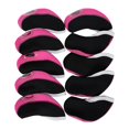 thumbnail image 2 of Ensemble de 10 Pcs Couvre-Têtes de Golf Imperméables en Fer Couvre-Tête de Club de Golf Protection Rose, 2 of 8