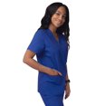 thumbnail image 3 of Sivvan Unisex V-Neck 3 Pocket Scrub Top (Available in 15 Colors), 3 of 7