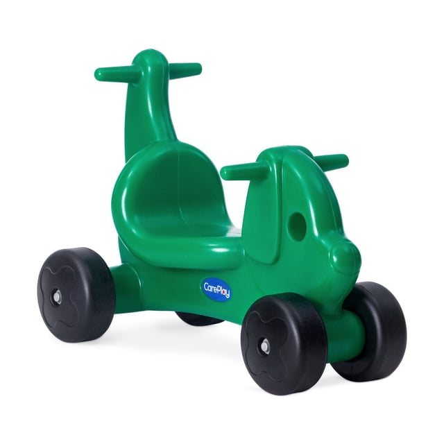 CarePlay Jouet 2-en-1 à Pousser & Porteur en Forme de Chiot, Utilisation Intérieure & Extérieure, Capacité de 50 lb, Vert