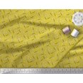thumbnail image 2 of Soimoi Moss Georgette Fabric Baseball Sports Printed Craft Fabric by The Yard 42 Inch Wide, 2 of 3