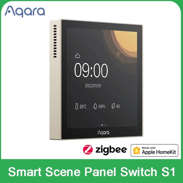 Aqara Interrupteur de Panneau de Scène Intelligent S1 Zigbee 3.0 3,95 Pouces