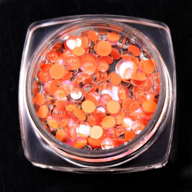 ABPWLY NailArt Jewelry Mermaid Bead Transparent Semi-round Bead Nail Jewelry Rhinestone Clearance Press On Nails Short Canada Days Fake Nails Fake Nails with Designs
