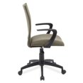 thumbnail image 3 of Leick Chaise de Bureau en Tissu de Lin Apostrophe Vert Sauge, 3 of 3