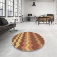 thumbnail image 4 of Ahgly Tapis Rectangulaire Orange Lavable en Machine, 8 Pieds x 12 Pieds, 4 of 7