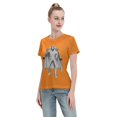 thumbnail image 4 of Women's Basic Short Sleeve T-Shirt One Piece Karp, 4 of 6