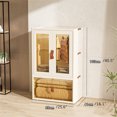 thumbnail image 1 of Garde-robe Pliable Simple Armoire Portable Armoire à Vêtements Chambre Chambre de Bébé Armoire Installation Rapide Gratuite Commode Armoire de Rangement, 1 of 2