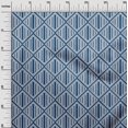 thumbnail image 2 of oneOone Cotton Silk Fabric Check Kasuri Print Fabric By The Yard 42 Inch Wide, 2 of 4