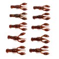 thumbnail image 1 of Soft Fishing Lure Soft Lure Baits Crawdad Soft Bait Soft Shrimp Lure Artificial Soft Shrimps Fishing Lure 10pcs Soft Fishing Lure Crawdad Bait PVC Shrimp Artificial Soft Lure Baits, 1 of 8