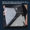 thumbnail image 4 of 2MIL Clear Safety Window Film UV Blocking Security Window Glass Protection Sticker Self Adhesive Glass Film,23.6Inch x 10Feet, 4 of 7