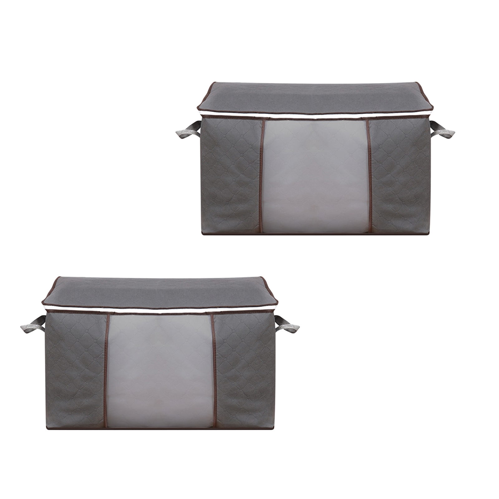 zanvin Clothes Storage Closet Storage Bags, Large Storage Bags, Clothes Storage Bins Foldable Closet Organizer Storage Containers with Durable Handles for Blanket, Comforters, Bed