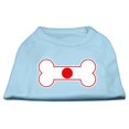 thumbnail image 1 of Bone Shaped Japan Flag Screen Print Shirts Baby Blue M (12), 1 of 1