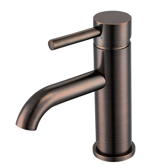 Ancona Valencia Robinet de Salle de Bain à une Poignée à 1 Trou, Fini bronze Huilé, Doté d'Une construction en Laiton Massif et d'Un Levier Unique pour une Température de l'Eau et un Contrôle du Débit Précis. Comprend une Cartouche de Disque Céramique de Qualité Supérieure pour un Fonctionnement Sans Coulure, un Aérateur NEOPERL® pour un Débit d'Eau Fluide, et un Débit de 1,2 GPM. Conçu pour une installation à un Seul Trou avec des Tuyaux Flexibles Inclus et la Quincaillerie de Montage.