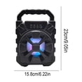 thumbnail image 3 of Bdday Portable Wireless Bluetooth Speaker Portable Speaker Supports Bluetooth/ T-Flash Card/USB Drive/ AUX/ FM/ True Wireless Stereo Playback And Microphone Functions, 3 of 9