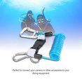 thumbnail image 3 of Diving Coil, Emergency Lanyard Keep Diving Anti lost Spring Coil Lanyard with Quick Release for Safety Emergency Tool, 3 of 7