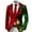 Red, variant on Zhuashum Winter Coats For Boys Christmas Blazer Sports Coats Long Sleeve Cartoon Santa Print Jacket Festive Holiday Basic Classic Winter Outerwear Red 3-4 Years