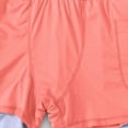 thumbnail image 4 of hotojiny 2 in 1 Workout Shorts for Men Fashion Color Block Stretch Gym Short Pants Breathable Drawstring Running Athletic Shorts, 4 of 4