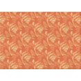 thumbnail image 1 of Ahgly Tapis Rectangulaire Orange Lavable en Machine, 6 Pieds x 9 Pieds, 1 of 7