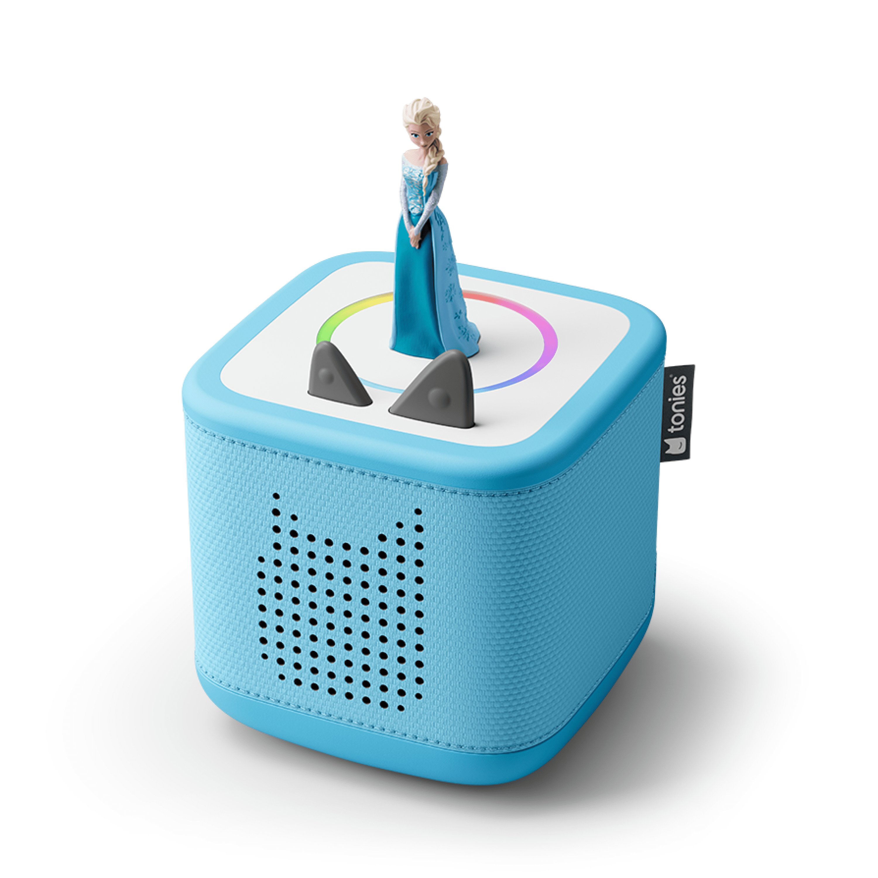 tonies – Mon premier coffret La Reine des neiges de Disney pour la Toniebox 2 – Bleu ciel (bilingue anglais et français)