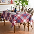thumbnail image 2 of Birdeem Décoration de Salon, Chemin de Table Jour de l'Indépendance Nappe de Fête Jour de l'Indépendance Adaptée à la Décoration de Vacances Nappe de Cuisine Salon Cheminée Armoire Nappe, 2 of 9