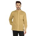 thumbnail image 1 of Bestman Solid Button Down Shirt For Men Long Sleeve With Patch Pocket Formal Business Wear, 1 of 7