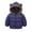 Navy, variant on Toddler Girls Clothes Toddler Baby Boys Girls Autumn Winter Fleece Padded Jacket Hooded Zip Jacket Coat Toddler Boys Clothes Toddler Winter Coat Baby Winter Clothes Girls Fleece Jacket