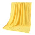 thumbnail image 2 of CNKOO Corals Velvet Towel Solid Color Water Absorbent Face Towels for Spa Clean Bath Towel(Yellow), 2 of 2
