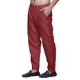 thumbnail image 3 of Atasi Solid Ready Made Dupion Elastic Pajama For Mens Ethnic Bottom Pants, 3 of 5