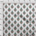 thumbnail image 2 of oneOone Polyester Lycra Fabric Leaves & Floral Block Decor Fabric Printed BTY 56 Inch Wide, 2 of 4