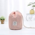 thumbnail image 3 of Cosmetic Bags Women Makeup Bags Drawstring Bucket Toiletry Bag Bathroom Storage Carry Cases Waterproof Make up Pouch Foldable Travel Cosmetic Organizer, 3 of 5