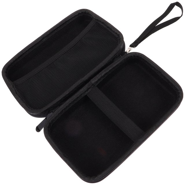 OFFIGAM Black Thermometer Pouch with Sturdy Zipper and Soft Inner Lining for Protective Storage