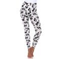 thumbnail image 2 of White Mark Legging Imprimé Chat Super Doux pour Femmes, 2 of 5
