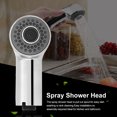thumbnail image 2 of Chrome Kitchen Tap Shower Head Dual Function Spray Easy Dish Washing Sink Cleaning Kitchen Bathroom ABS Plastic Silver, 2 of 8