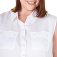 thumbnail image 3 of Lee Riders Women's Plus Sleeveless Woven Shirt, 3 of 4