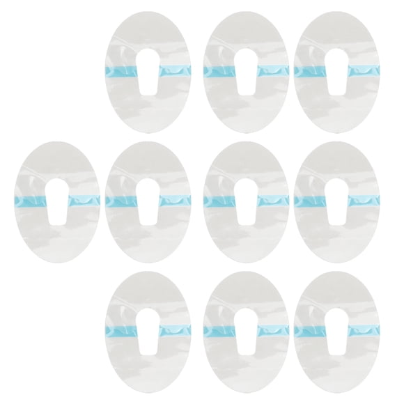 10 Pcs Autocollants de Sonde de Surveillance du Glucose Transparents, Étanches, Adhésifs, Couvercle de Capteur Dynamique de Glycémie pour Personnes Diabétiques