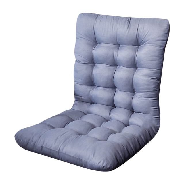 All-Weather Chair Cushion with Integrated Fixed Strap for Patio Furniture and Indoor Seating